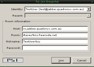 figure 18: PSI - Join Groupchat